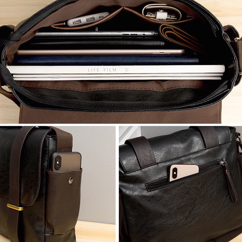 Túi Đeo Chéo Nam ST BAG Thời Trang Túi Xách Unisex Chất Liệu Da Pu Cao Cấp Chống Nước Phong Cách Trẻ Trung Tavi Studio