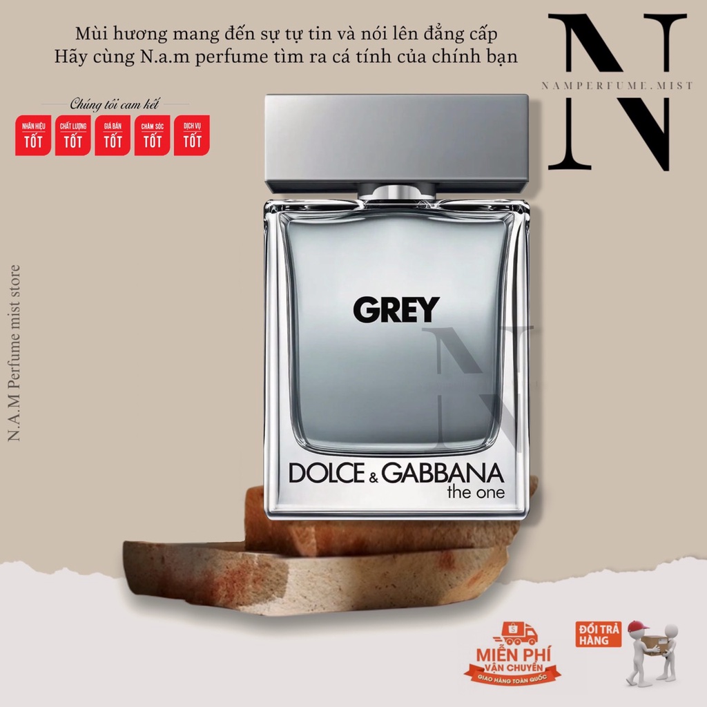 Dolce & Gabbana The One Grey Eau de Toilette for Men | Nước hoa nam |Nam tính, Mạnh mẽ