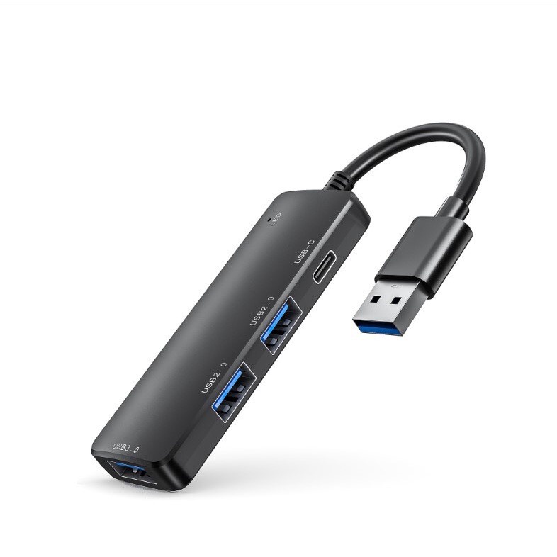 Hub type C, hub usb 4 trong 1 mở rộng kết nối cho pc, laptop, điện thoại