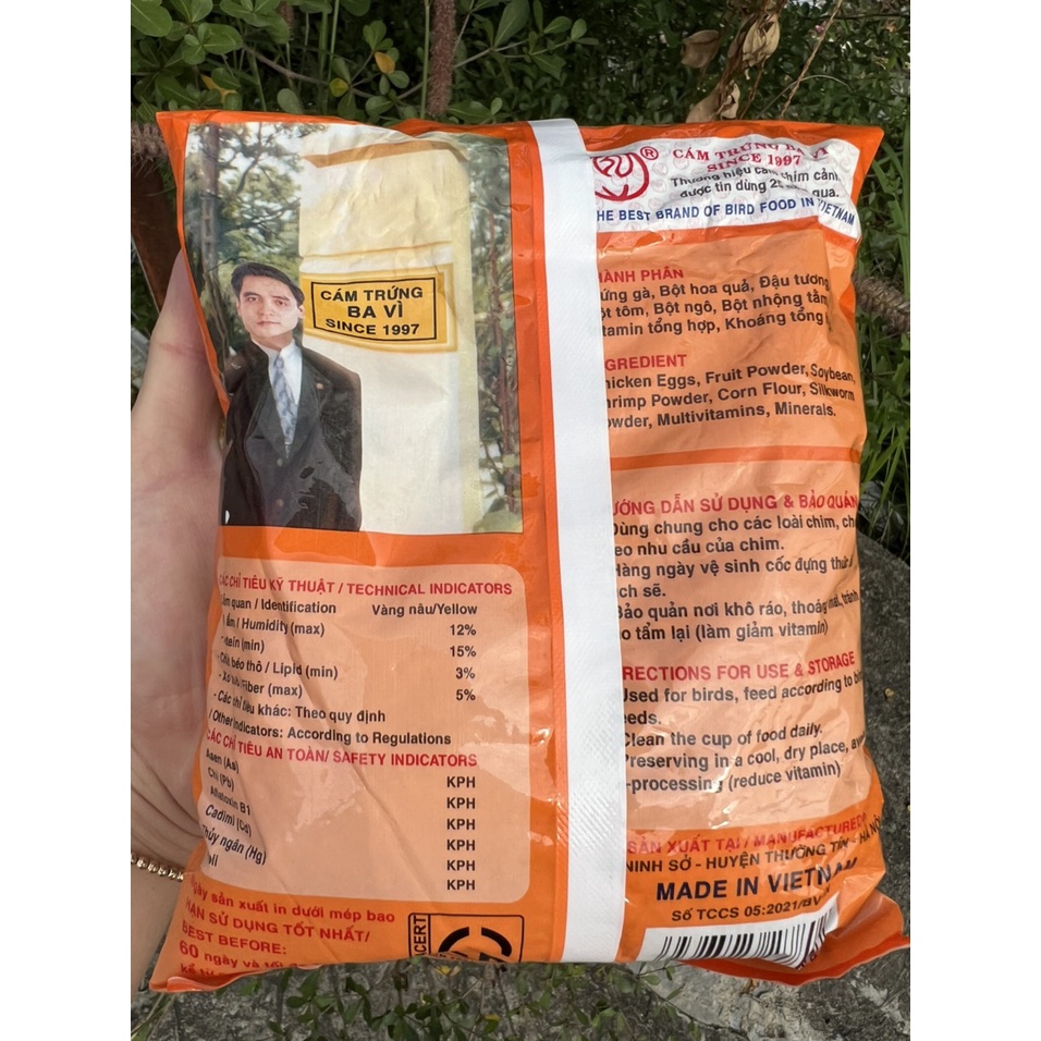 Cám Trứng Ba Vì 500g - Thức Ăn Chim