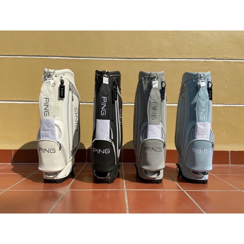 Túi đựng gậy golf P.ing bánh xe kéo tiện lợi da Pu chống nước tốt TG008