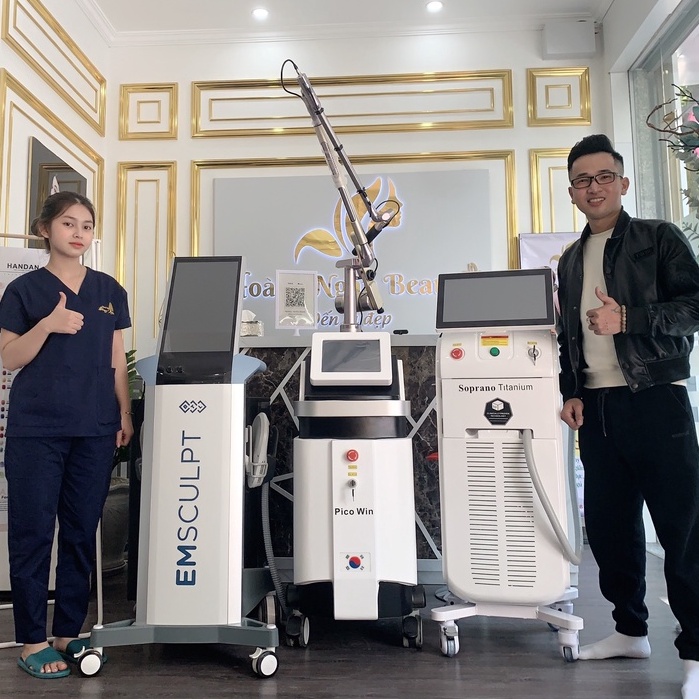 Máy Laser Trục Khuỷu Pico Win | Công Nghệ Laser QS YAS Xóa Xăm, Xóa Nám