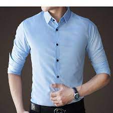 Sơ mi nam dài tay kiểu dáng trẻ trung chất vải lụa nến co giãn nhẹ thấm mồ hôi tốt