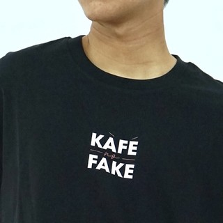 Áo thun tay ngắn KAFE unisex form basic rộng
