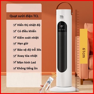 Quạt sưởi gốm cao cấp full Led - Máy sưởi Camel sưởi ấm bằng gốm TCL ceramic - tiết kiệm điện năng - an toàn cho bé