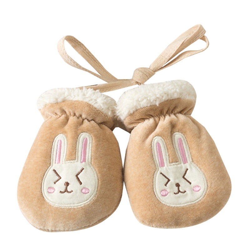 Găng Tay Giữ Ấm Họa Tiết Hoạt Hình Dễ Thương Cho Bé Từ 0-1 Tuổi