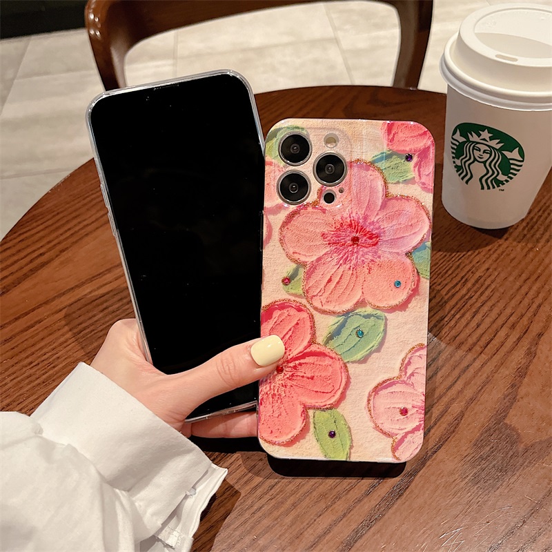 Ốp Điện Thoại Họa Tiết Hoa Xinh Xắn Cho Redmi Note 11 Pro Xiaomi 11T 12T Poco C40 M4 Pro 4G