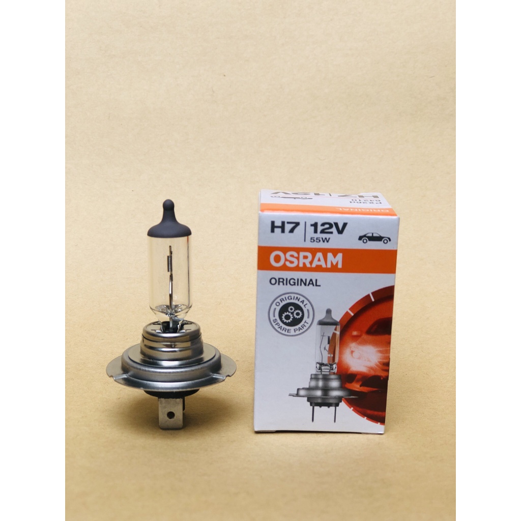 Bóng Đèn Pha Halogen Osram Đức 12V 55W dùng cho Ô tô, Xe máy ĐỦ CHÂN H1,H3,H4,H7,H8,H8B,H11,H15,H16,HB3, HB4, 880,881,