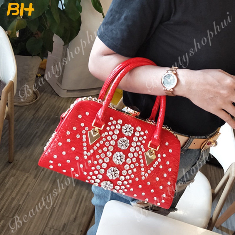 Túi Đeo Chéo Đính Đá Thời Trang 2022 Cho Nữ