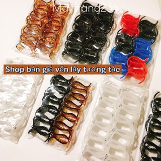 Vỉ 12 kẹp càng cua 5 răng 3 răng các loại