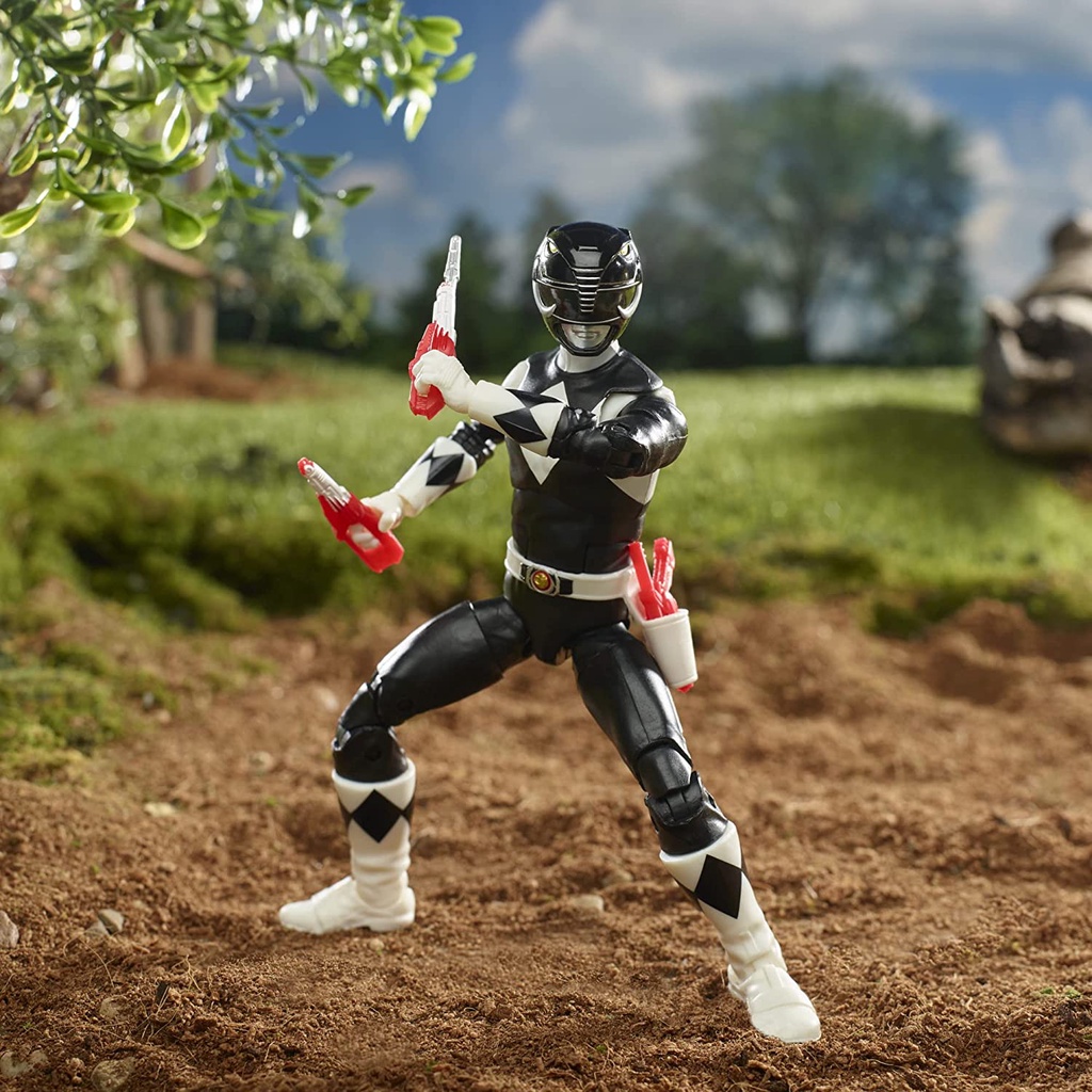 Mô hình nhân vật Hasbro⚡Power Rangers Lightning Collection⚡6- inches Mighty Morphin Black Ranger