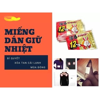 Túi 10 Miếng dán giữ nhiệt Kairo chuẩn Nhật