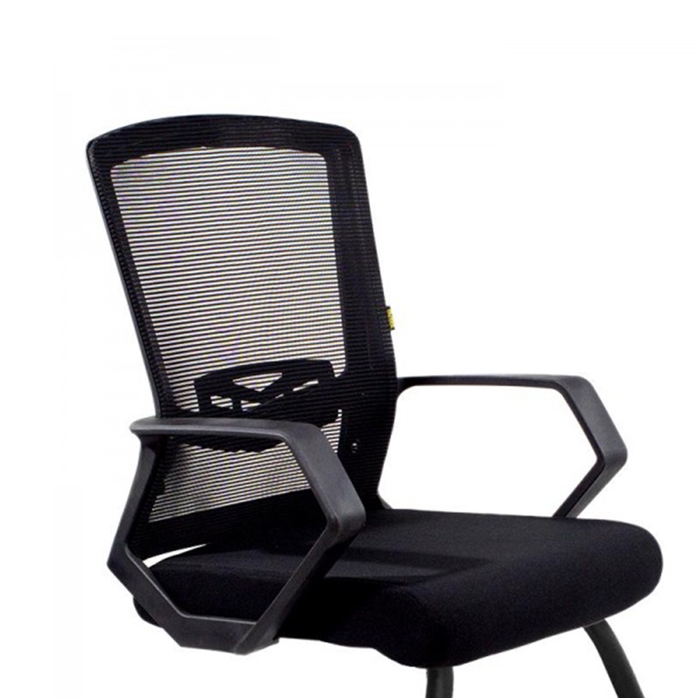 Ghế phòng họp chân quỳ sắt sơn tĩnh điện IBIE ID8339 lưng lưới có tay