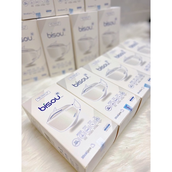 KHẨU TRANG Y TẾ BISOU KF94 - HỘP 30C