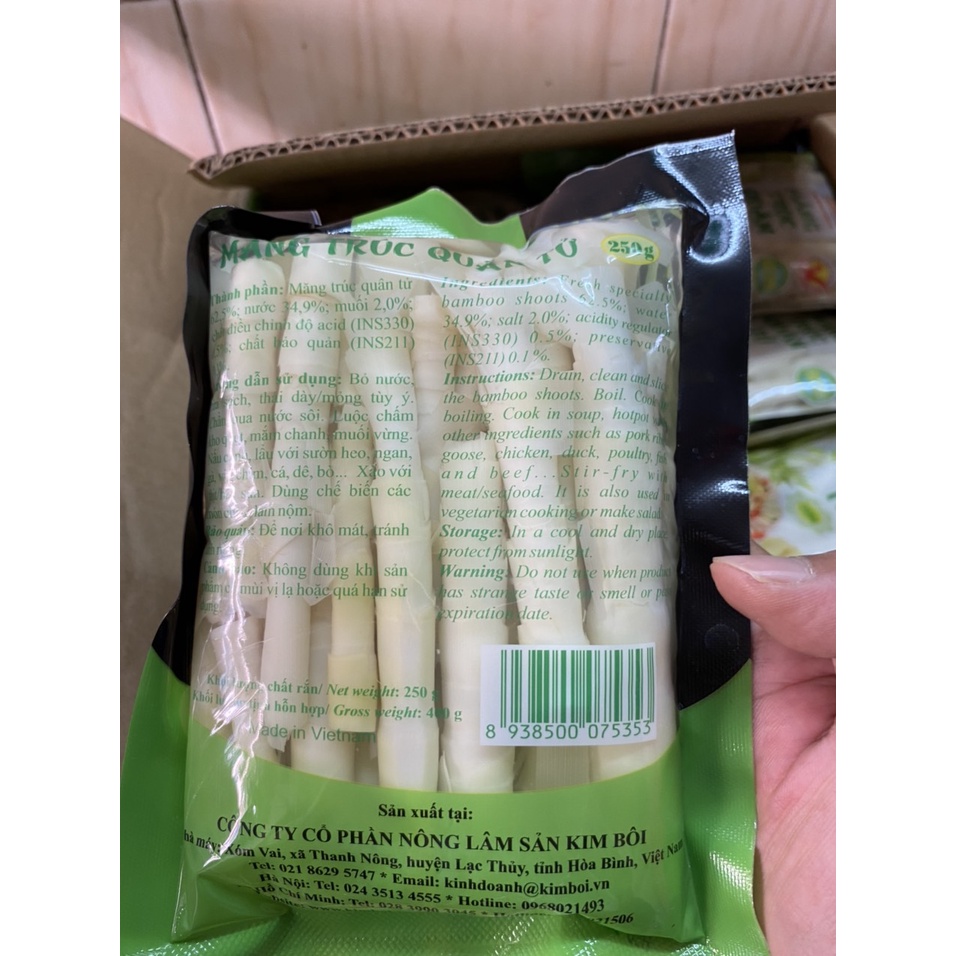 Combo 10 gói măng trúc quân tử