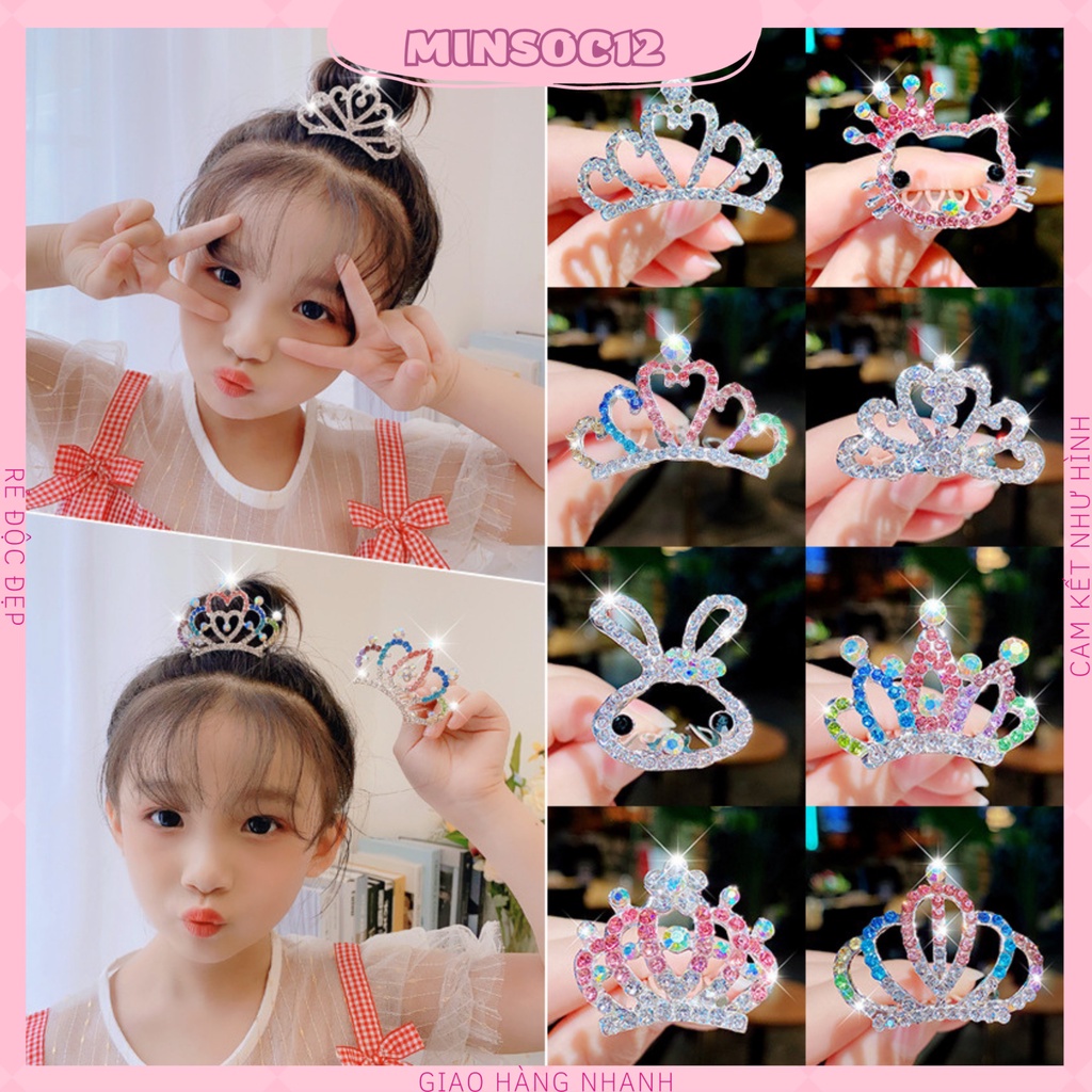 Lược Cài Tóc Hình Vương Niệm Phong Cách Hàn Quốc Xinh Xắn cho Bé Gái Xược Cài Phụ Kiện