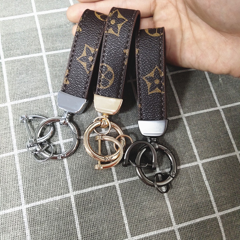 Mới Móc Khóa Dây Da Sang Trọng Cho Nam Nữ