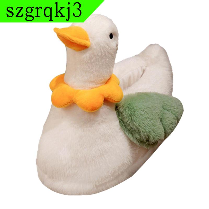 Dép Bông Đi Trong Nhà Mềm Mại Hình Vịt Con