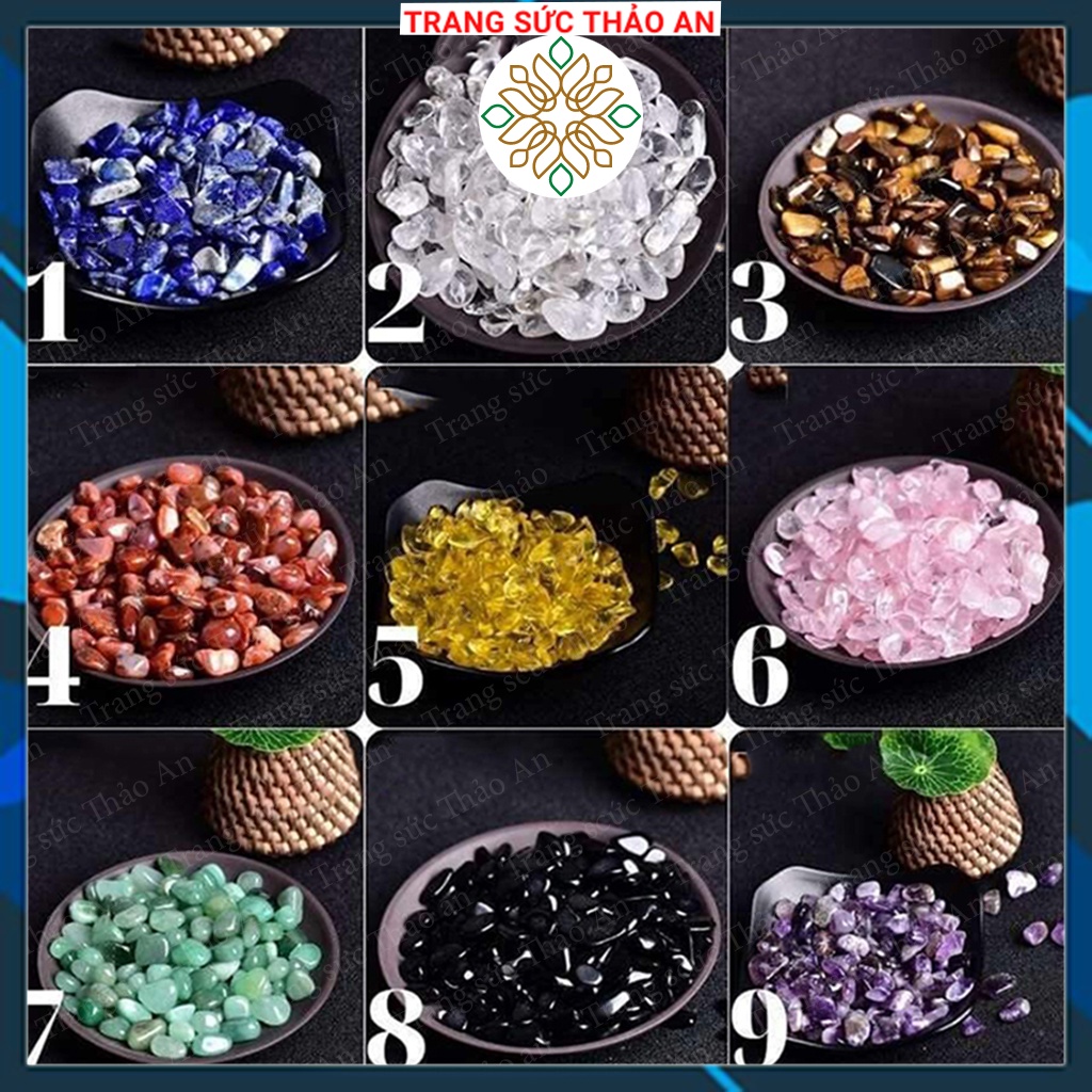 Đá Vụn Tự Nhiên, Đá Vụn Thanh Tẩy 1-1,5cm Dùng Trang Trí Bể Cá, Chậu Cây Cảnh