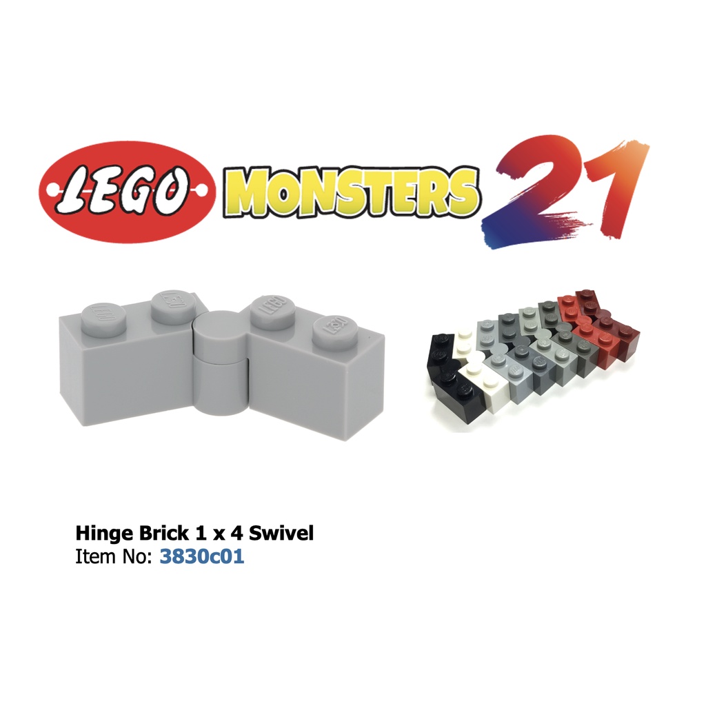 -Lego chính hãng, Bản Lề Gạch Xoay 1 x 4- ID 3830c01