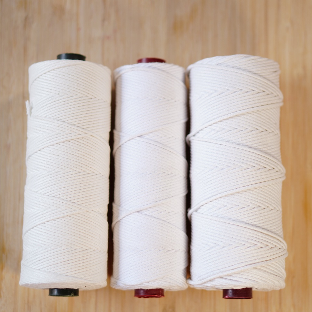 Cuộn bấc làm nến, tim nến Cotton không khói, lõi giấy làm nến Ly chống ngã. Nguyên liệu làm nến - Uudam Handmade