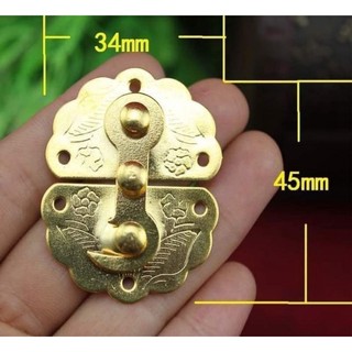 Khóa chốt xoay, khóa hộp gỗ, chốt cài hộp quà tặng, khóa vintage