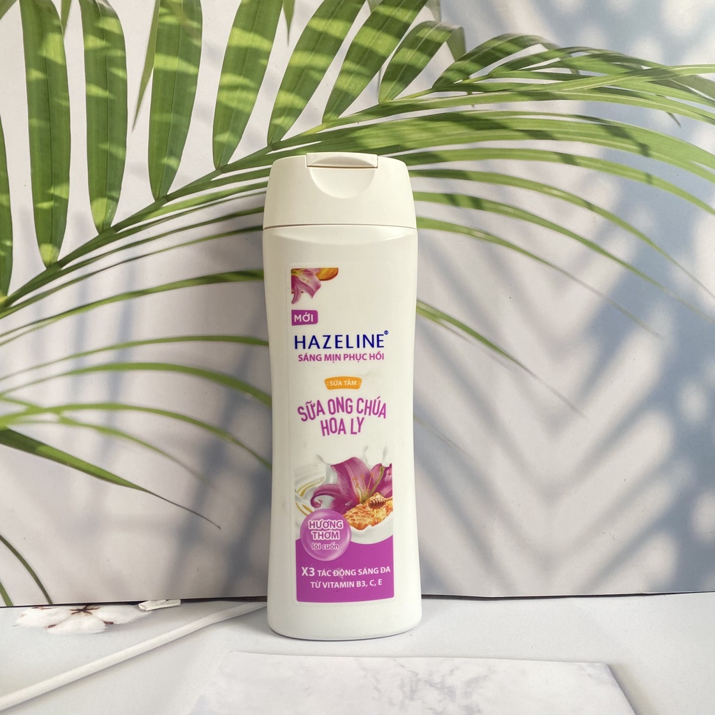 Sứa tắm Hazeline ong chúa hoa ly 300g sáng mịn phục hồi