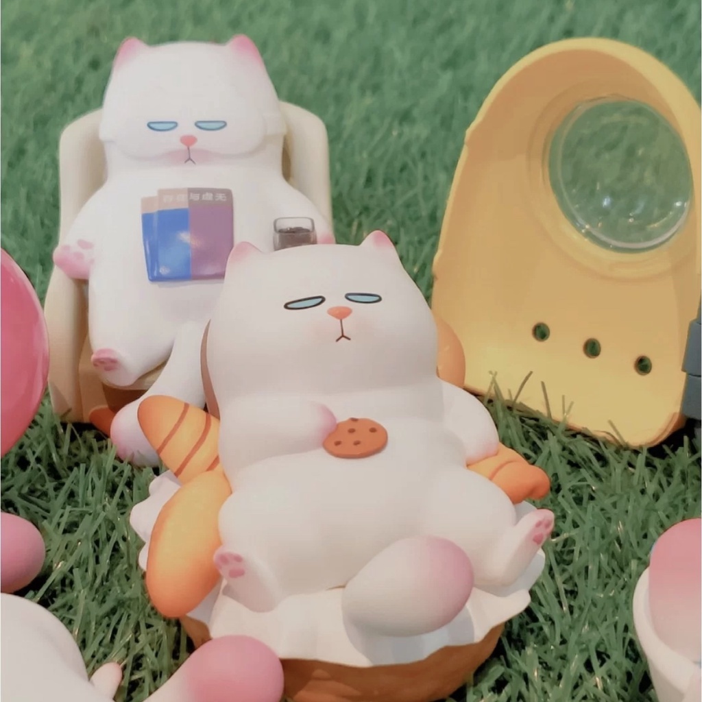 ★Đồ Chơi Hgtoys Hgtoys★  [] Búp Bê Popmart VIVICAT Lười Biếng Loạt Hộp Bí Ẩn Trang Trí Thời Th