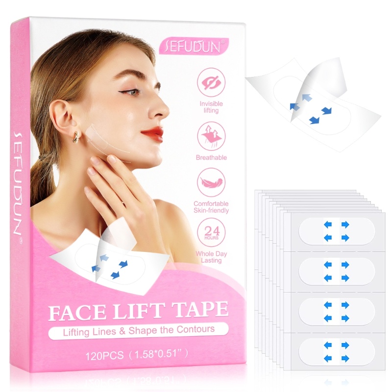 Set 120 Miếng Dán Nâng Cơ Mặt Vô Hình Cho Nữ Jowls