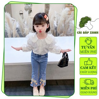 Quần Jean Ống LOe Siêu Xinh Cho Bé