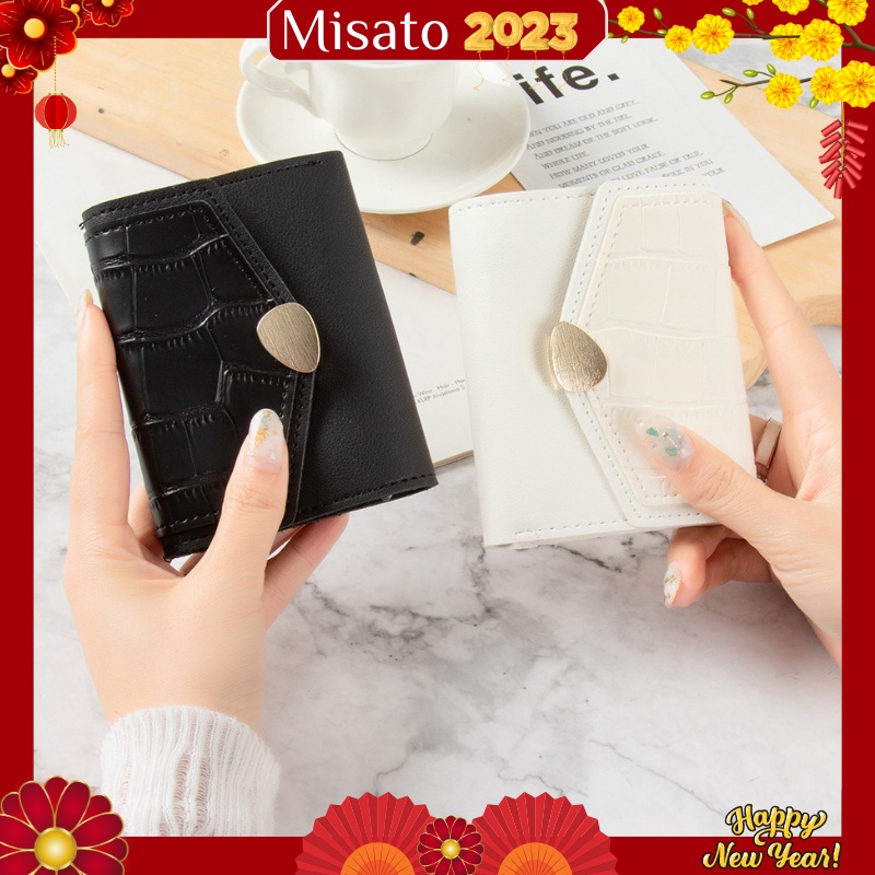 Ví nữ nhỏ gọn bỏ túi mini cao cấp cầm tay đựng tiền cute MISATO VN4