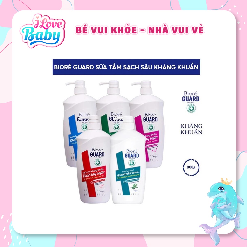 (Mẫu Mới) Sữa Tắm Biore Kháng khuẩn Tinh Chất Bạc Hà - Sạch Mịn Thư Giãn - 800g