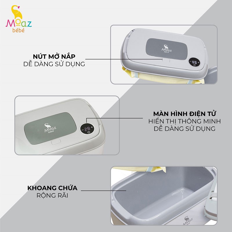 Máy làm ấm khăn ướt MOAZ BÉBÉ MB-008