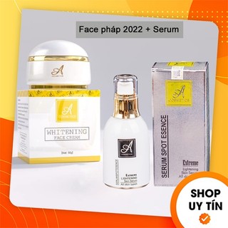 Combo Kem Face Pháp A Cosmetics + Serum Huyết Thanh Mỹ Phẩm Phương Anh