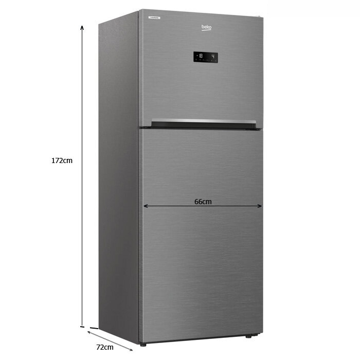 Tủ lạnh Beko Inverter 440 lít RDNT440E50VZX 2 dàn lạnh độc lập, tiết kiệm điện, làm lạnh nhanh - Hàng trưng bày thanh lý