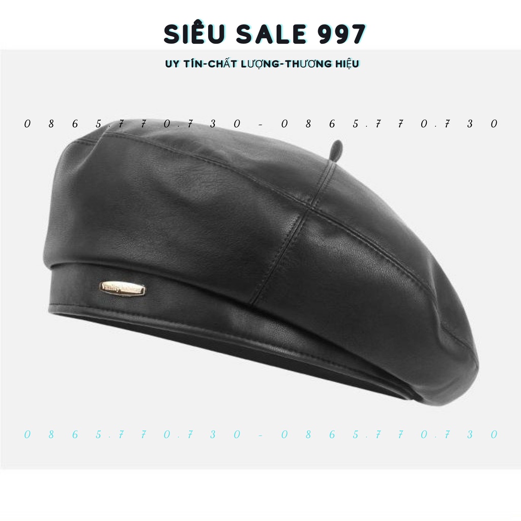 MŨ NỒI DA QC CHẤT DÀY XỊN DÀNH CHO NỮ MANG XINH, NGẦU DỄ PHỐI ĐỒ