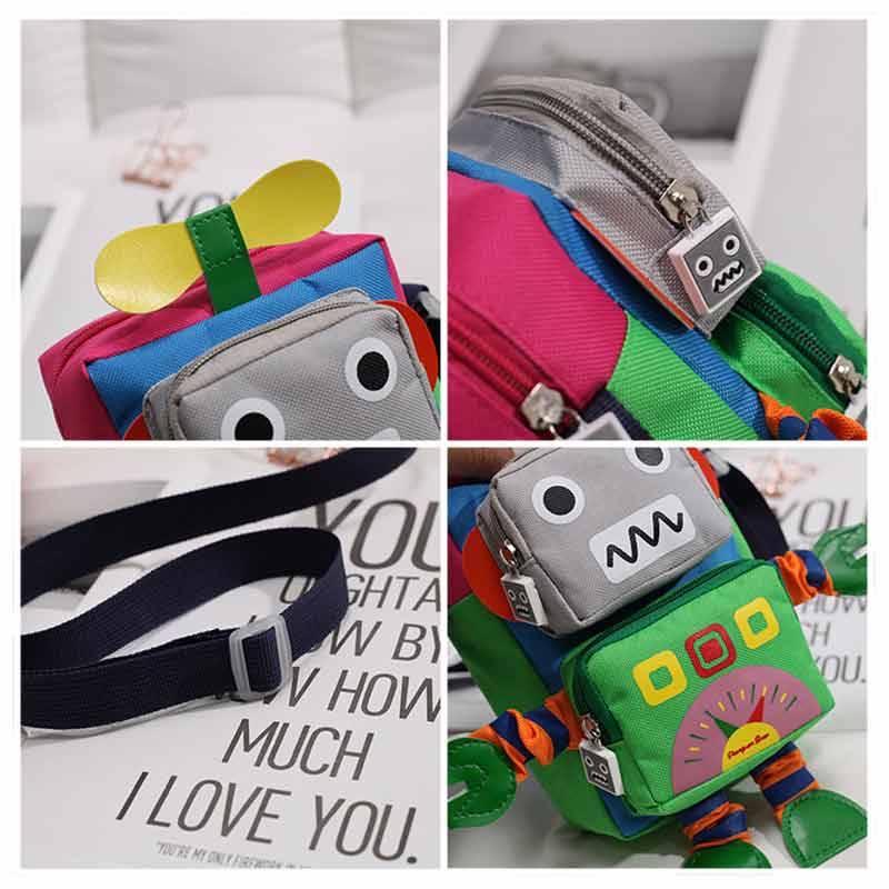 Túi Đeo Chéo Hình Búp Bê Hoạt Hình One Piece Thời Trang Hàn Quốc Dành Cho Trẻ Em