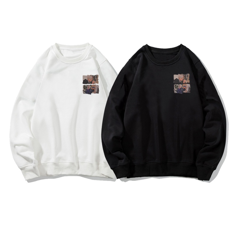 NRVP Áo Thun Unisex Cổ Tròn Dài Tay Phong Cách Hàn Quốc Mới 2023