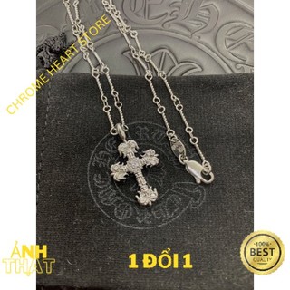 Dây Chuyền Chrome Heart fulldiamond bạc fullbox cao cấp - Chrome Heart Store
