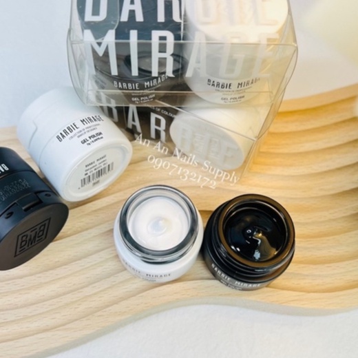 Gel vẽ nổi đen trắng Barbie đậm đặc( không cần đi top lại )đặc mướt Chính hãng