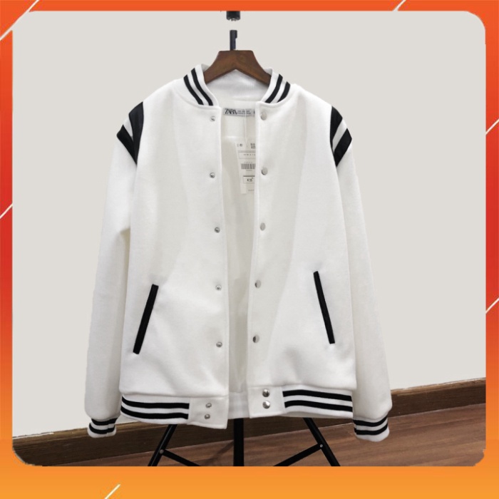-** 🔥Hot🔥 ÁO BOMBER TEDDY GIVENCHY TAY VIỀN TRẮNG FULL MÀU CỰC ĐẸP -**