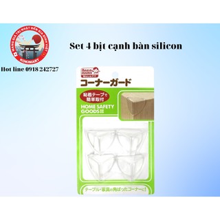 Set 4 bịt cạnh bàn silicon