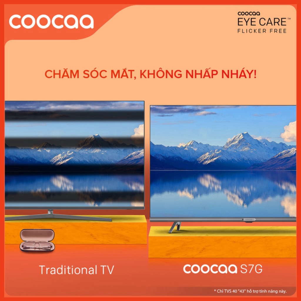 Smart TV HD Coocaa 32 Inch Wifi - 32S7G - Android 11 - Viền mỏng - Miễn phí lắp đặt