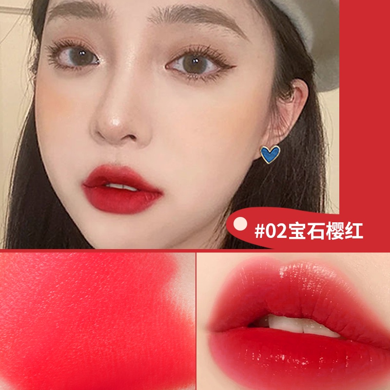 【Hàng Mới Về】Son thỏi lì siêu mịn môi AGAG Màu Tươi Tắn Lâu Trôi Cả Ngày (Có Gương)