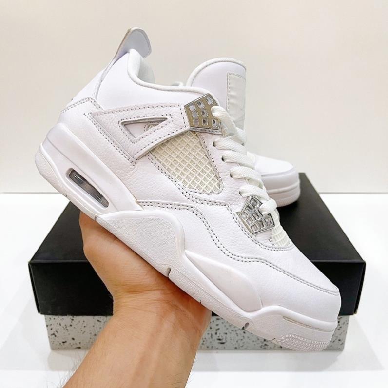 Giày JD4 thể thao sneaker JORDAN 4 kem sữa off Hot trend nam nữ