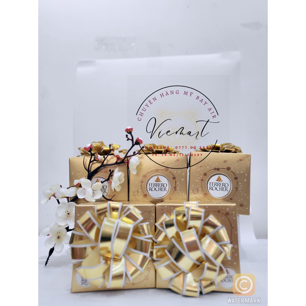 CHOCOLATE ROCHER HỘP NƠ