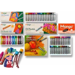 Bút sáp dầu mango 18/24 màu, mango oil pastels - họa cụ