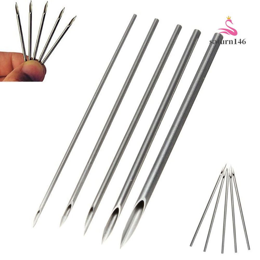 Bộ 10 Kim Khuyên Mũi 12 / / 16 / / 20G Thép Gỉ Dùng Lần