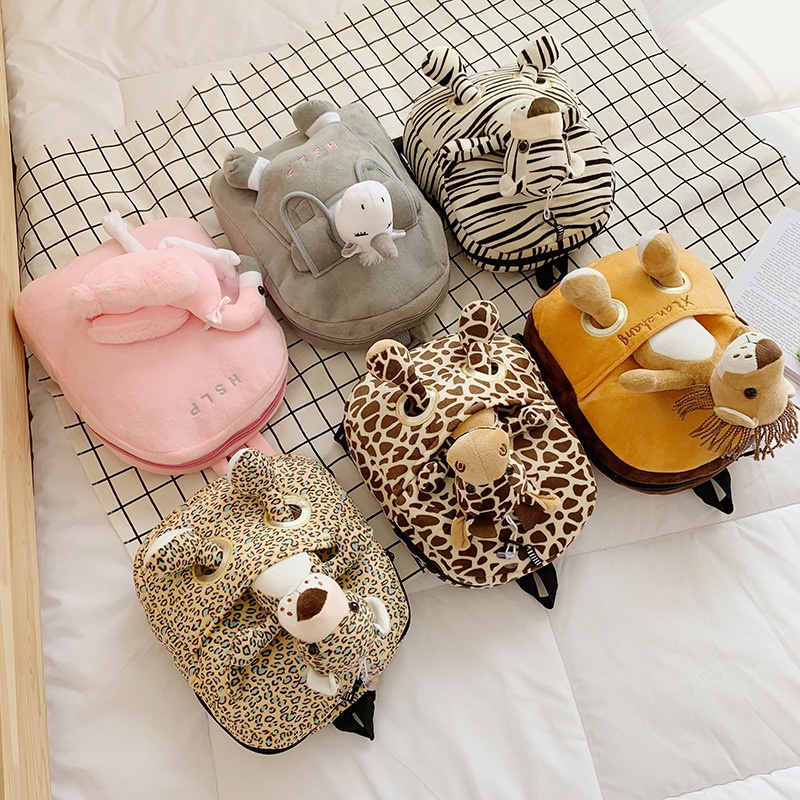 Balo Đi Học Chống Lạc Hình Hoạt Hình Nhồi Bông Đáng Yêu Cho Trẻ Em