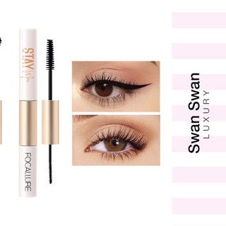 Mascara và bút kẻ mắt 2 in 1 focallure trang điểm
